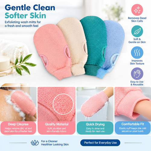 1pc exfoliating scrub - exfoliating, glove