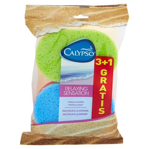 Calypso bath sponges pack - bath, 4