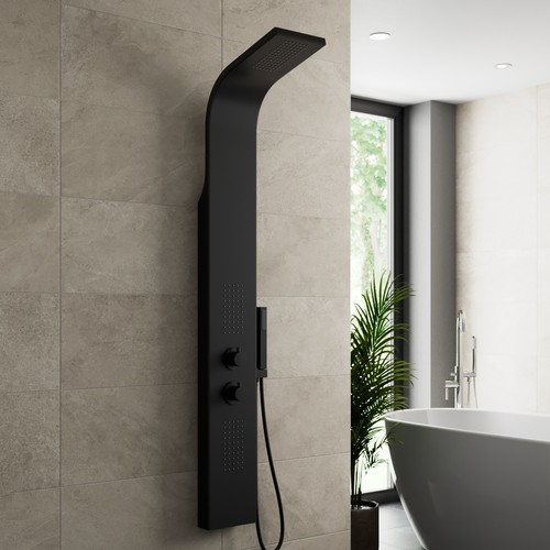 Thermostatic bathroom shower - thermostatic,