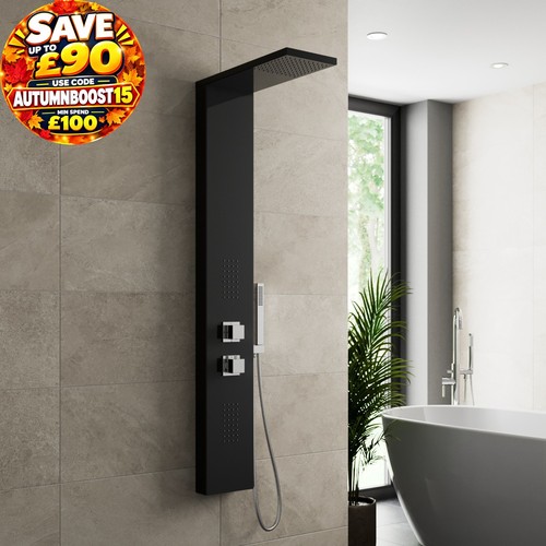 Thermostatic shower panel - thermostatic,