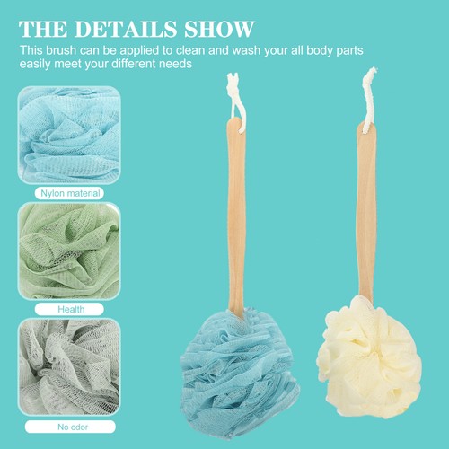 Bath back scrubber brush - back,