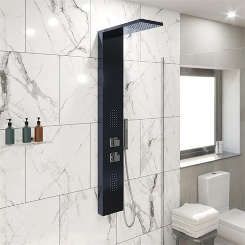 Thermostatic square shower - thermostatic,