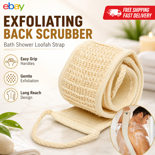 Loofah back scrubber long - back,