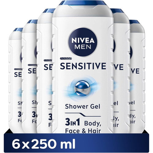 Nivea men sensitive shower gel - shower,