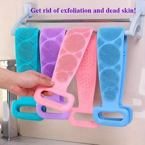 Exfoliating back scrubber - scrubber, bath