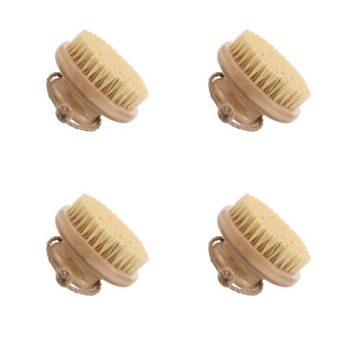 Sisal bamboo shower brush - sisal,