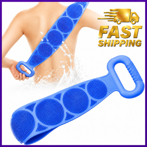 Silicone long back scrubber - long,