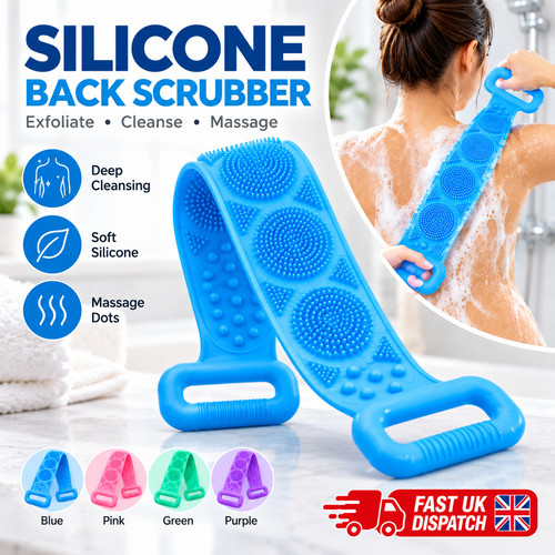 Silicone back scrubber - silicone,