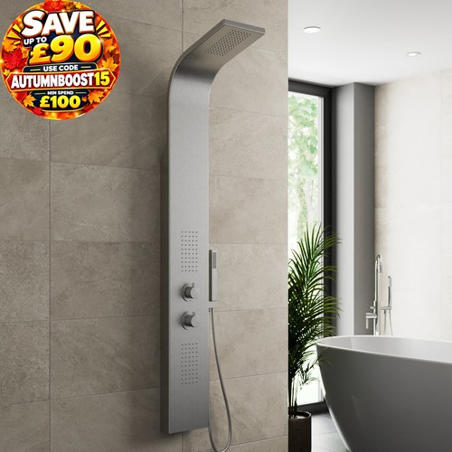 Thermostatic shower panel - thermostatic,
