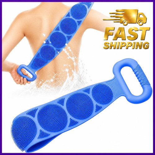 Silicone long back scrubber - silicone,