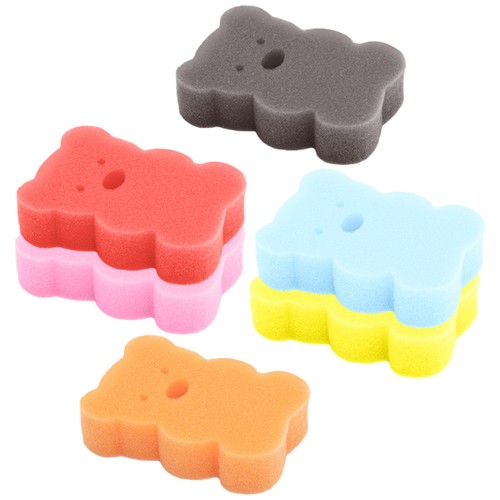 6pcs toddler bath sponges - bath,