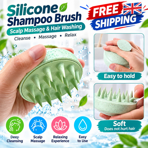 1pc silicone scalp massager - 1pc,
