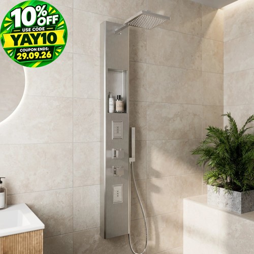 Thermostatic shower tower - thermostatic,