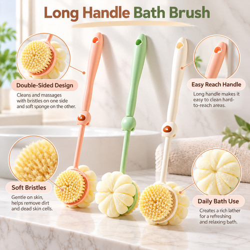 Double sided loofah back - double,